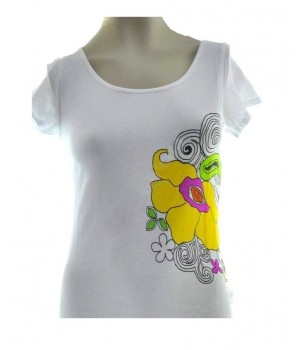 Футболка ATLANTIC LVS-293 БІЛА/КОЛЬОРОВА