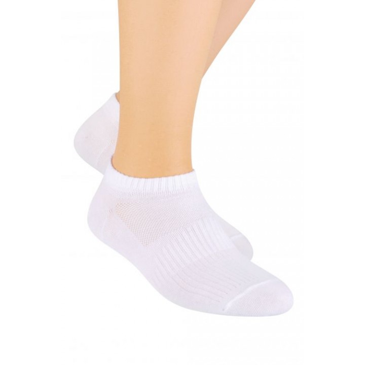 Мужские носки Steven 024, размер 35-37, белые.