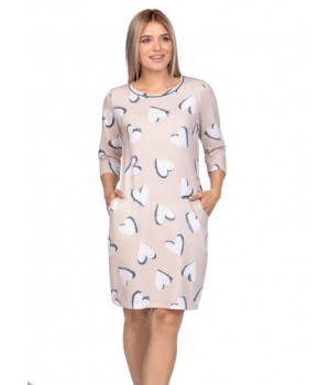 СОРОЧКА REGINA 398 БЕЖЕВИЙ /L