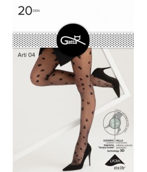 КОЛГОТКИ GATTA ARTI WZ 04 4 nero