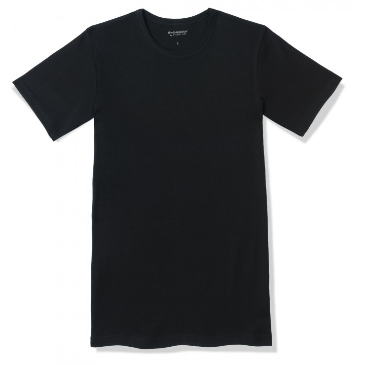 Футболка ATLANTIC EMBAJ ECV-048 XL, черная
