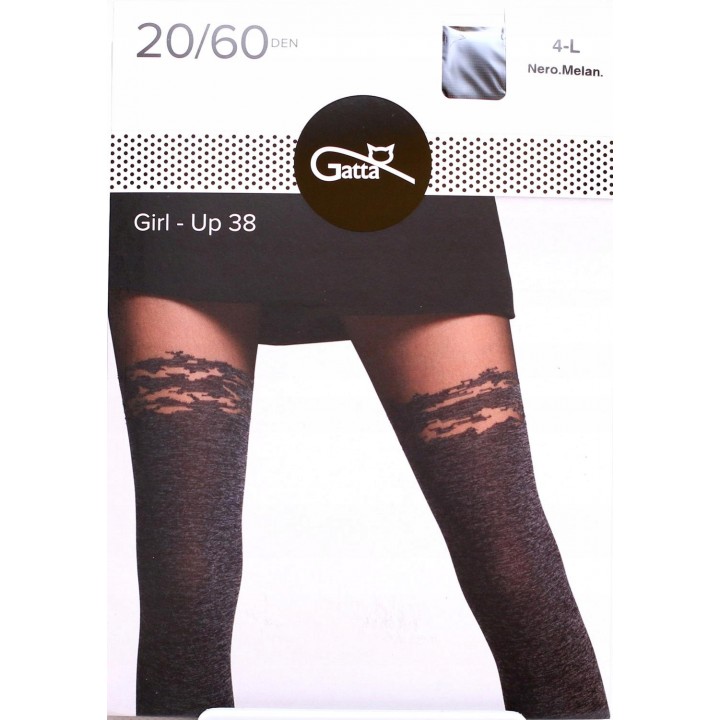 Колготки GATTA GIRL-UP WZ 38 NERO/MEL /2