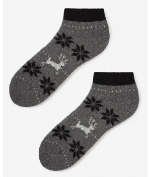 Мужские махровые носки Marylyn Angora, 50 шт., серые.