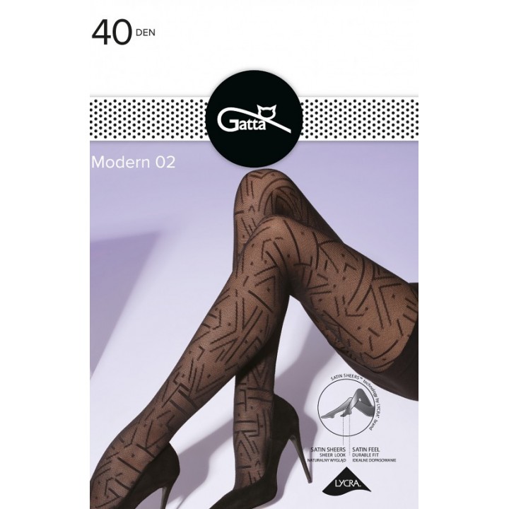 Колготки GATTA MODERN 40 WZ 02 4 nero
