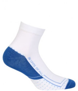 Мужские носки до щиколотки WOLA SPORT W 999 AZURE 41/43