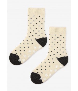 ЖІНОЧІ ШКАРПЕТКИ MARILYN ANGORA З МАТРОВИМИ ТЕЛЕФОНАМИ ДЛЯ ПРЕСУ B35 D СІРОГО КОЛЬОРУ