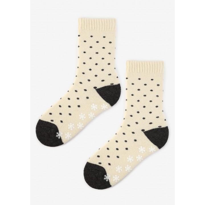 ЖІНОЧІ ШКАРПЕТКИ MARILYN ANGORA З МАТРОВИМИ ТЕЛЕФОНАМИ ДЛЯ ПРЕСУ B35 D СІРОГО КОЛЬОРУ