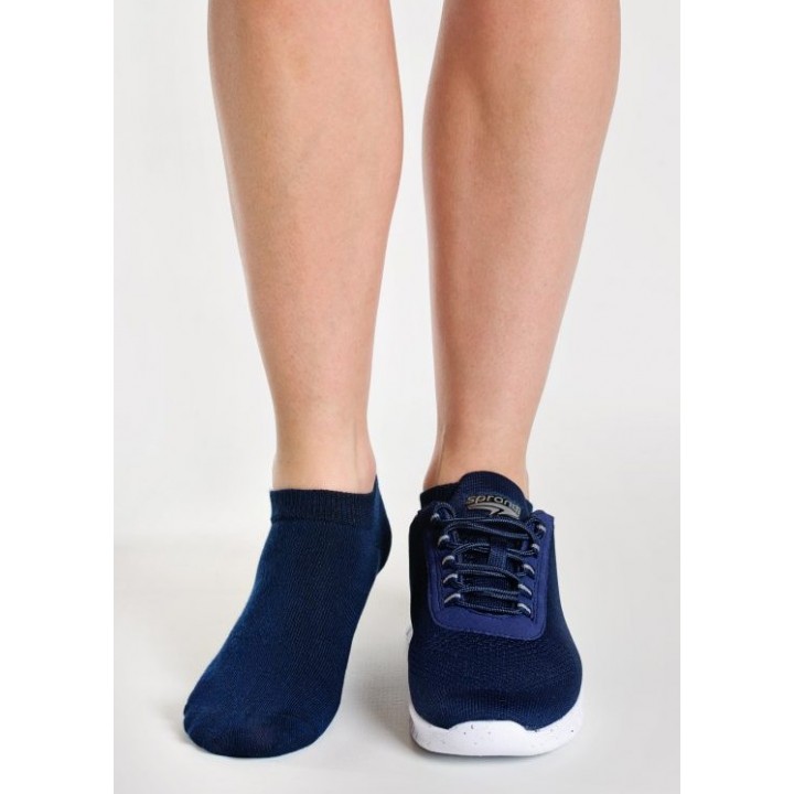 Подставки для ног REGINASOCKS из бамбука, модель 3310, темно-синие, размеры 38-41