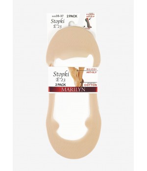 STOPKI MARILYN DAMSKIE E23 BEIGE 38/41 2PACK