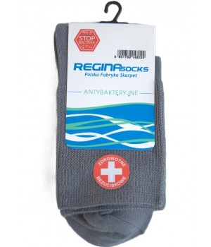 REGINASOCKS BU SILTEX 4973 СЕРЫЕ НОСКИ 43-46