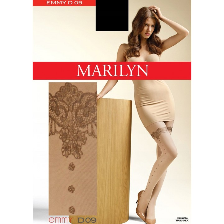 Колготки MARILYN EMMY D09 20 ЧОРНО-СІРИЙ 3/4