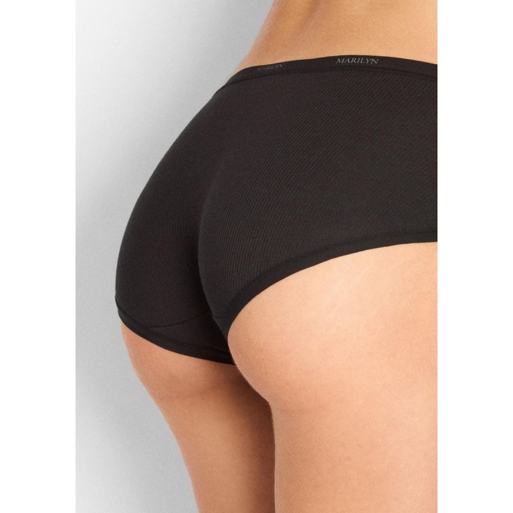 ТЕРМОАКТИВНІ ЧОРНІ ТРУСИКИ MARILYN BAMBOO /M