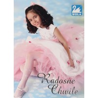 КОЛГОТКИ WOLA RAD CHWILE 6-11л 128-134 белые
