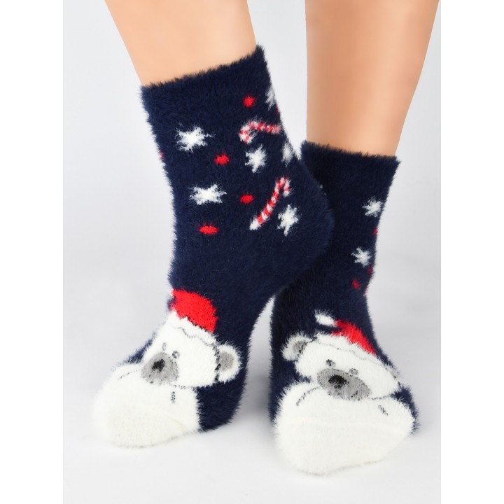 Носки NOVITI SB090-W-05, рождественские, размер 36-41