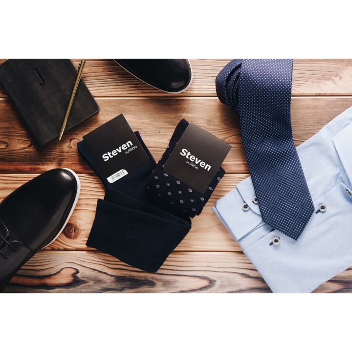 Гольфы Steven 027 Mesk Graphite, размеры 41-43