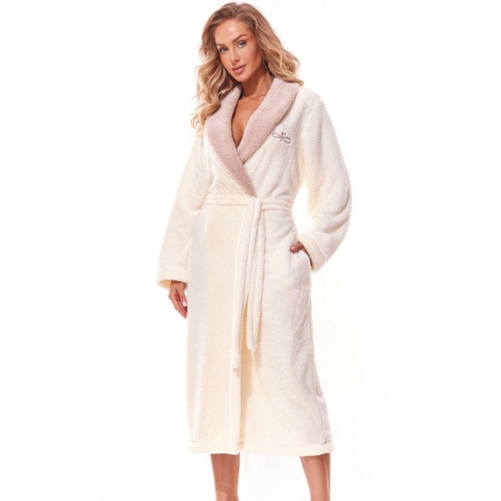Женский банный халат L&L 2314 DUO ECRI /M