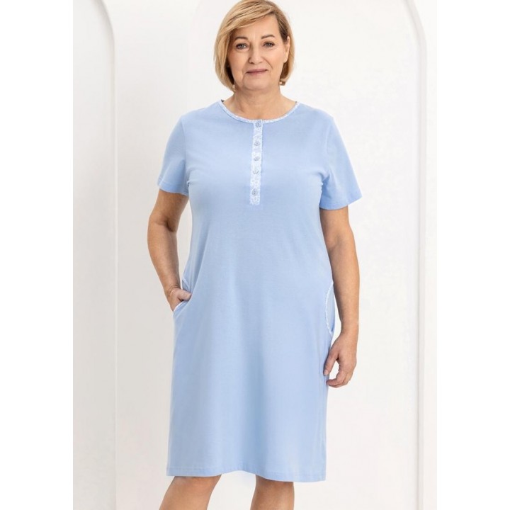 СОРОЧКА REGINA 177 СИНЯ /3XL