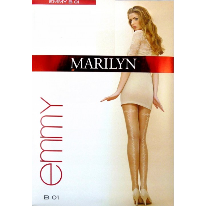 Колготки MARILYN EMMY B01 20 ЧОРНО-СІРИЙ 3/4
