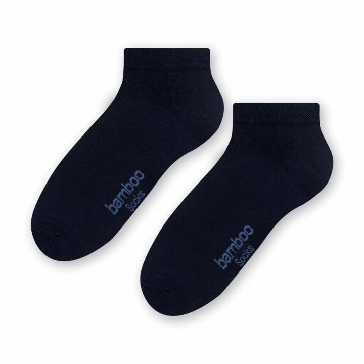 Носки унисекс Steven 094 темно-синего цвета, размеры 41-43