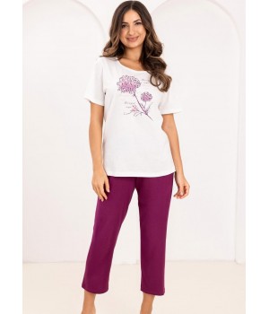 Женская пижама REGINA 734 ECRU /XL