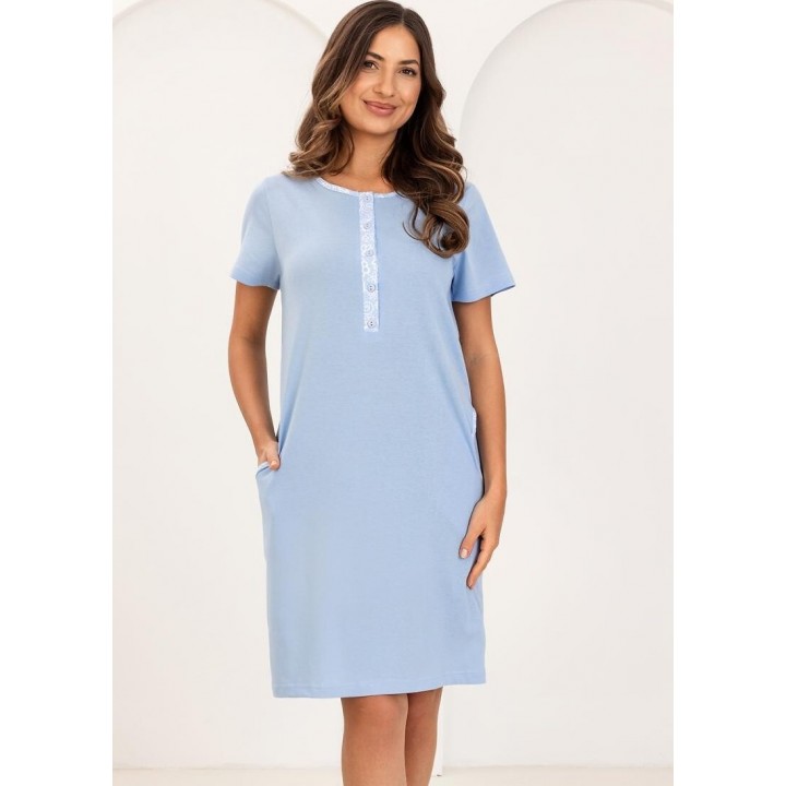 СОРОЧКА REGINA 177 СИНЯ /XL