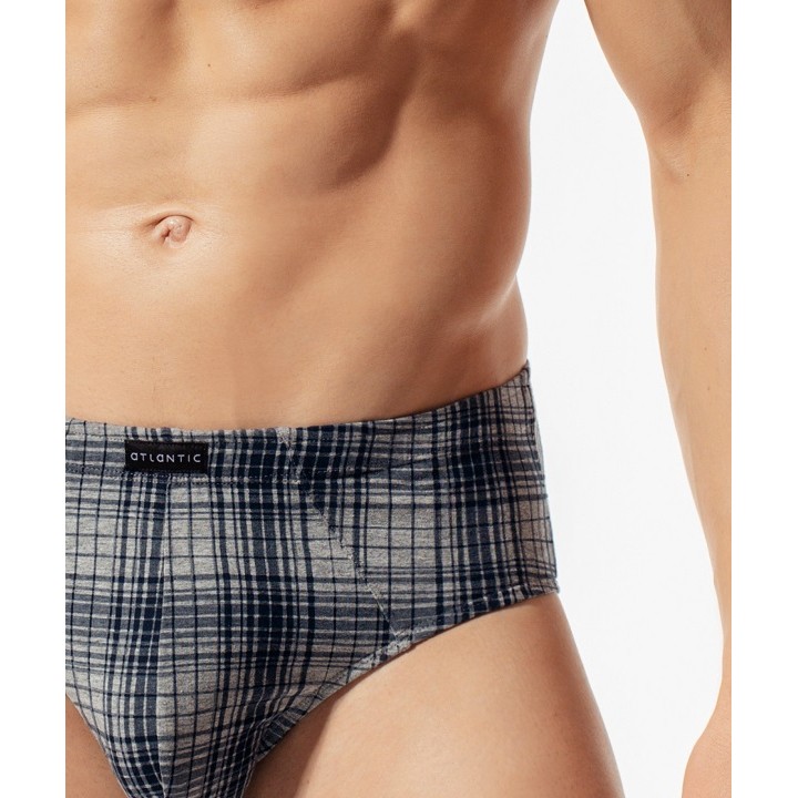 Трусы ATLANTIC MP-1517 XL MELANGE - СЕРЫЕ