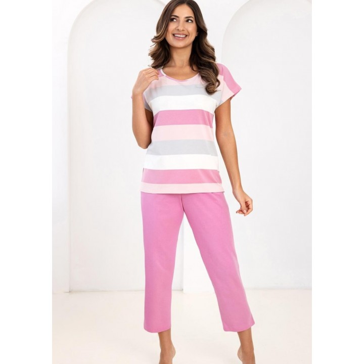 Женская пижама REGINA 741, розовая /L