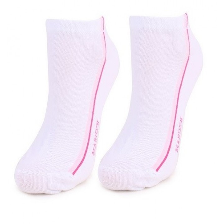 STOPKI MARILYN DAMSKIE FORTE 52 WHI/ROS/PINK 36/40