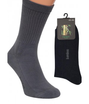 Полумахровые бамбуковые носки REGINASOCKS 1185, черные, размеры 39-42