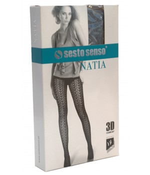 КОЛГОТКИ SESTO SENSO NATIA СЕРЫЕ 1/2