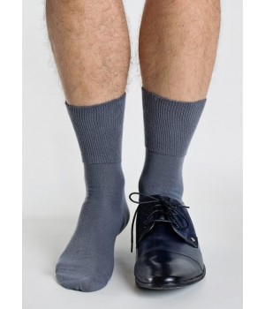 Носки REGINASOCKS BU SILTEX 4973 серые, размеры 39-42