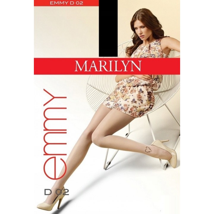 Колготки MARILYN EMMY D02 20 ЧОРНО-СІРИЙ 3/4