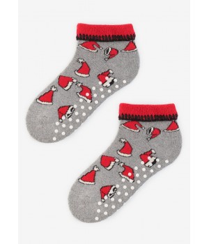 ЖІНОЧІ ШКАРПЕТКИ MARILYN ANGORA З МАТРОВИМИ ТЕЛЕФОНАМИ ДЛЯ ПРЕСУ B39 D СІРОГО КОЛЬОРУ