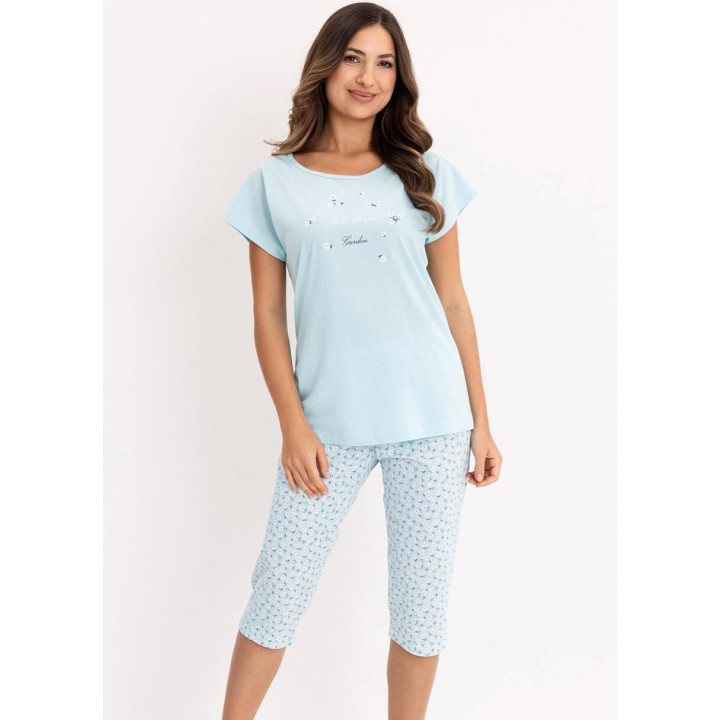 Женская пижама REGINA 735 бирюзовый /L