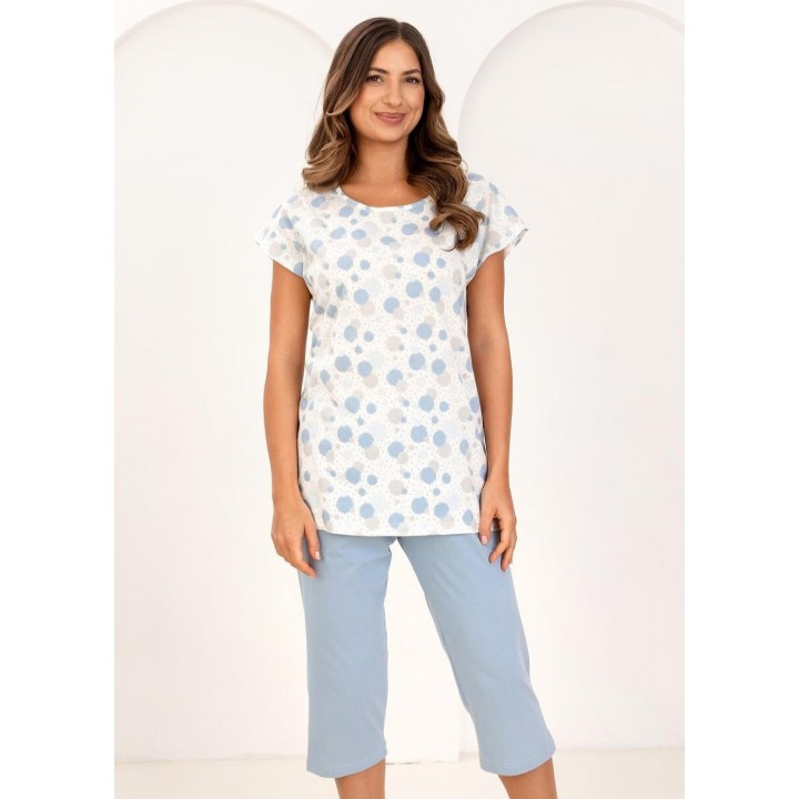 Женская пижама REGINA 730, синяя /M