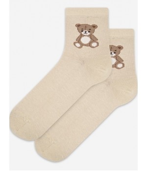 Женские носки WOLA PERFECT WZ965 бежевые, размер 36/38