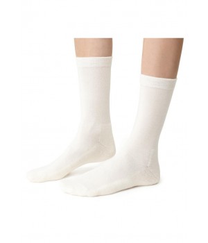 Женские полумахровые носки Steven 130, цвет экрю, размеры 38-40