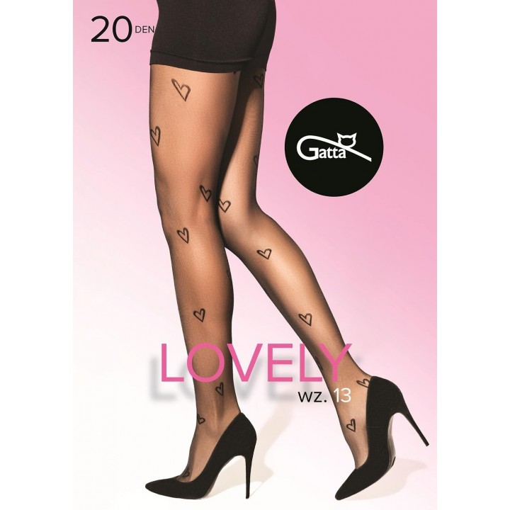 Колготки GATTA LOVELY TIGHTS 20 W 13 NERO /3