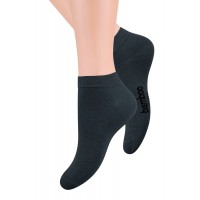 Носки унисекс Steven 094, графитовый цвет, размеры 38-40