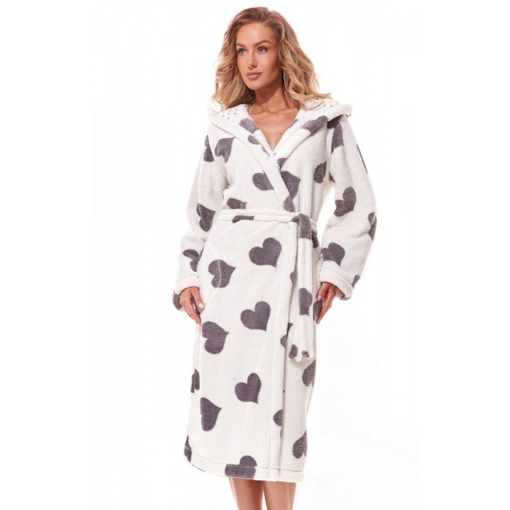 Женский банный халат L&L 2311 FUTURA WHITE /S