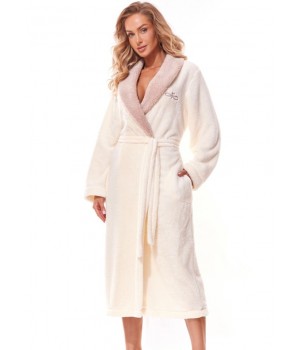 Женский банный халат L&L 2314 DUO ECRI /XL