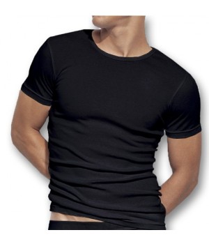 Футболка ATLANTIC EMBAJ ECV-048 L чорна