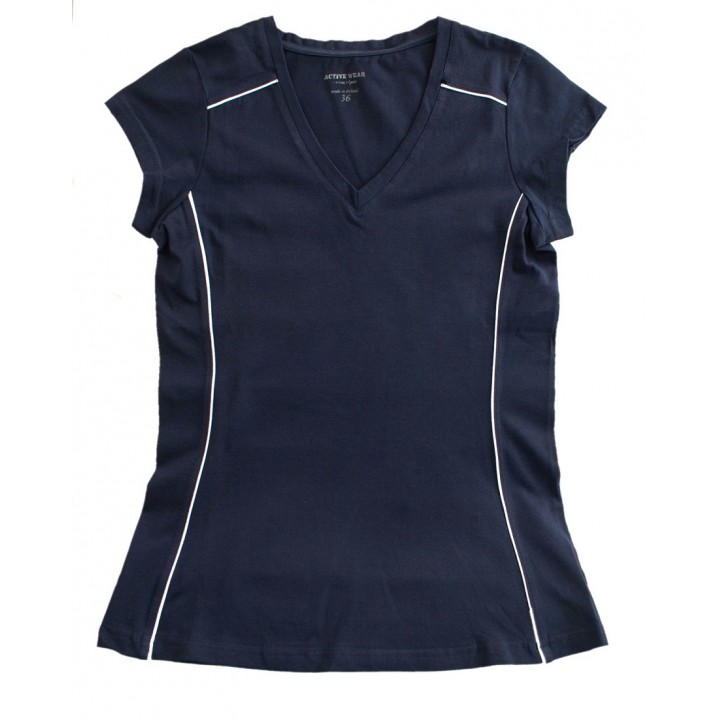 СПОРТИВНА ФУТБОЛКА KO-TR-2 40 темно-синя