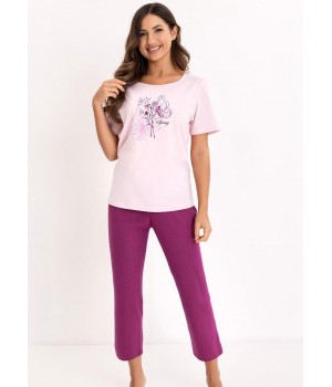 Женская пижама REGINA 739, розовая /L
