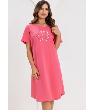 Рубашка REGINA 176, розовая / 4XL