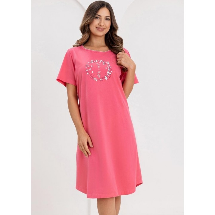 СОРОЧКА REGINA 176 РОЖЕВА /L