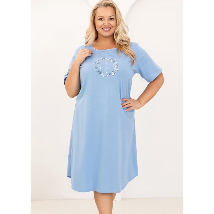 СОРОЧКА REGINA 176 СИНЯ /4XL