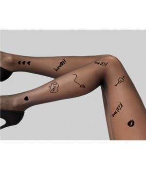 Колготки MARILYN ALLURE G009 ЧОРНИЙ/ЧОРНИЙ 1/2