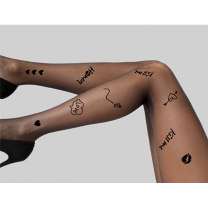 Колготки MARILYN ALLURE G009 ЧОРНИЙ/ЧОРНИЙ 1/2