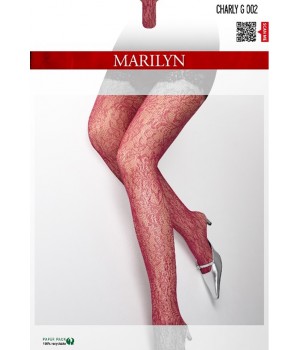 Колготки MARILYN CHARLY G002 ВИШНЕВО-ЧЕРВОНІ 1/2